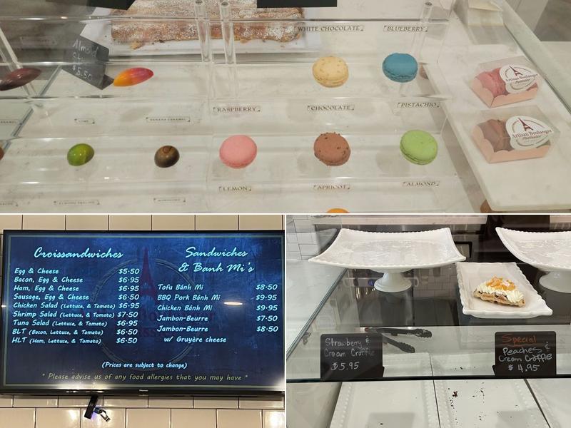 Artisan Boulanger Patissier Menu