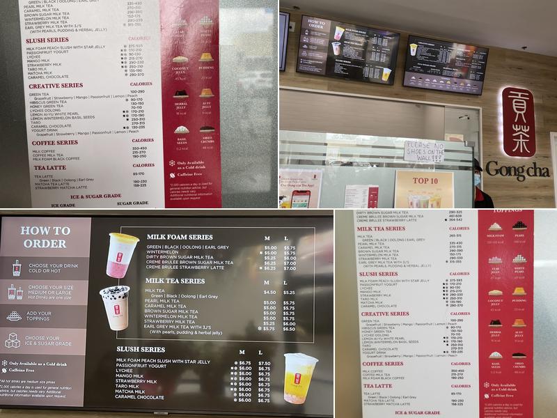 Gong Cha Philly - Wing Phat Plaza Menu
