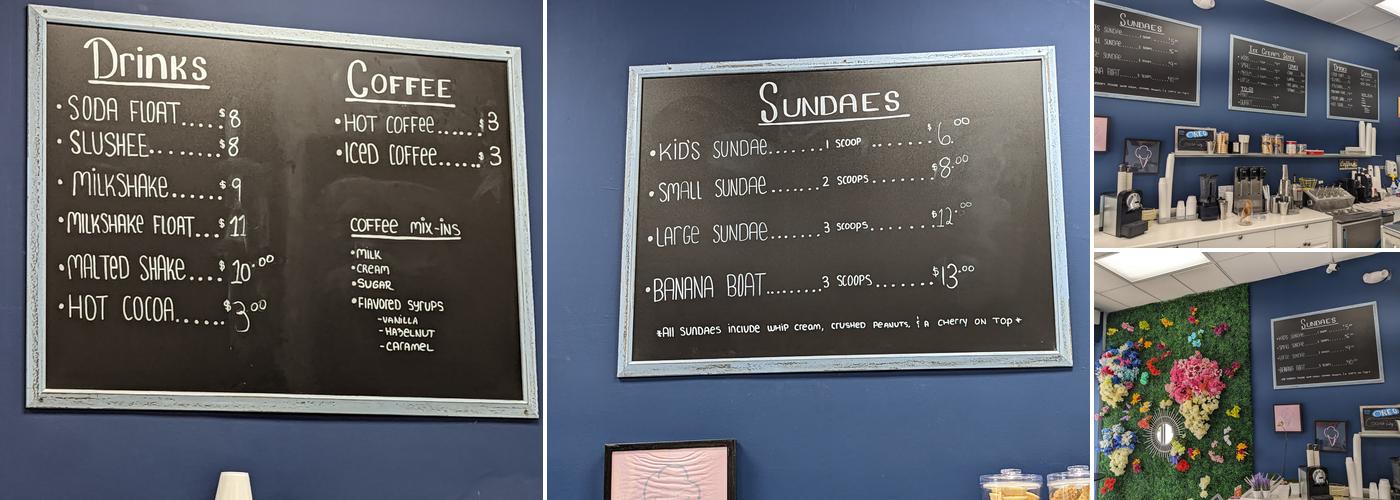 Razzleberry's Ice Cream & Coffee Fort Lauderdale Menu