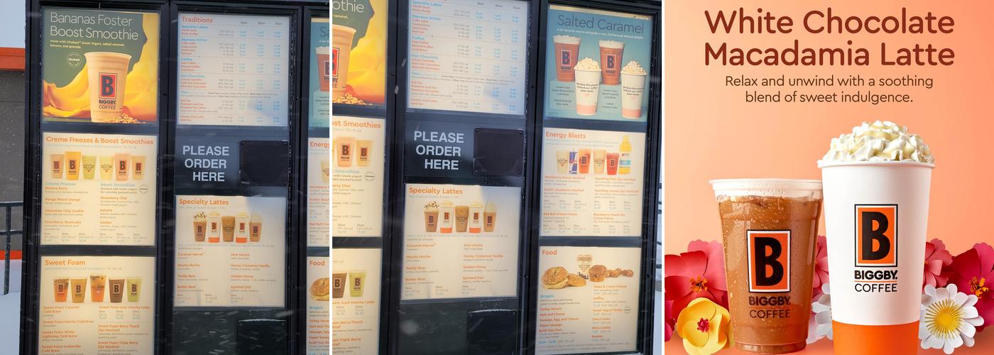 BIGGBY COFFEE Menu