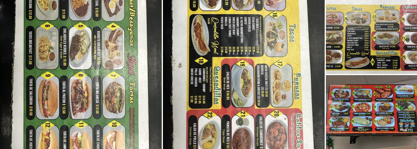 Mex-Mart & Deli Menu