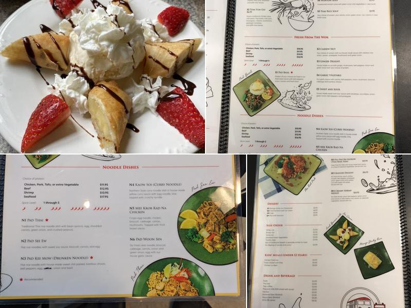 Thailand Station Menu