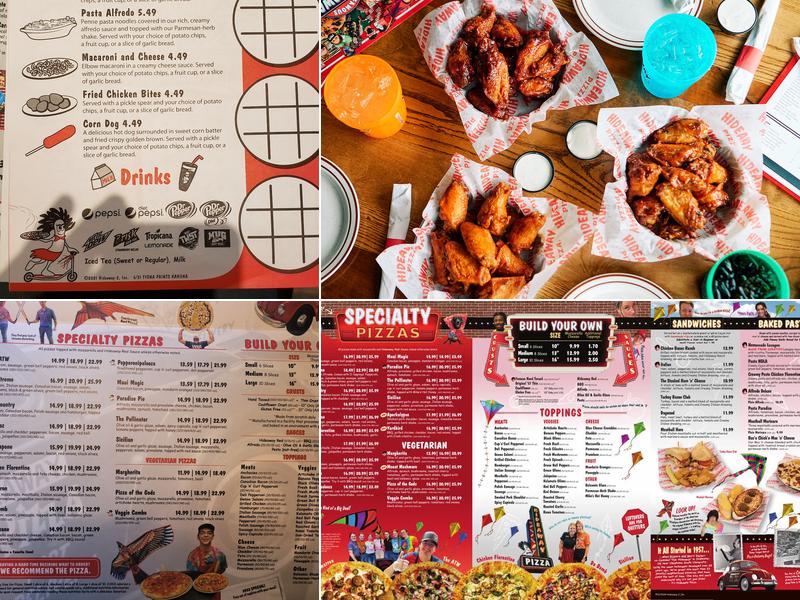 Hideaway Pizza Menu