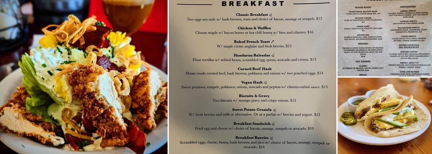 Flattop & Salamander Menu