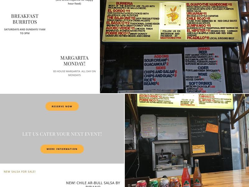 Smart Donkey Menu