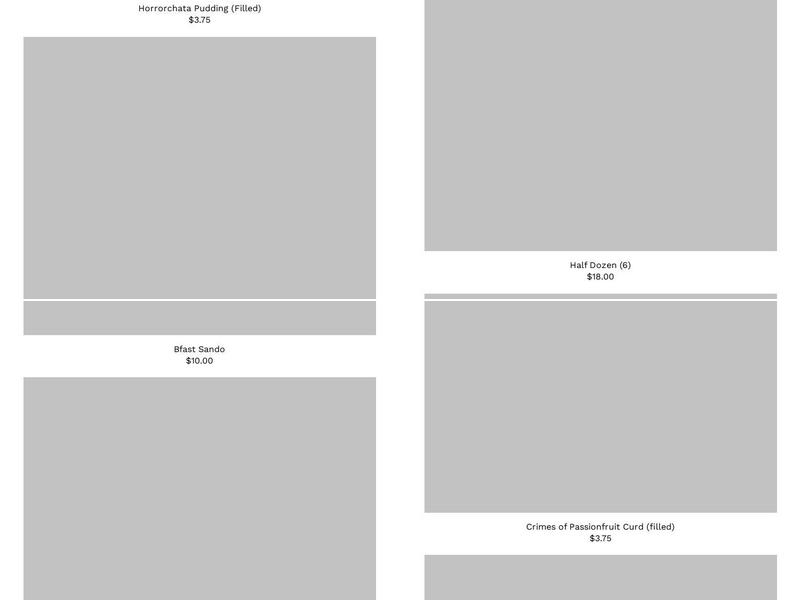 Mikiko Mochi Donuts Menu