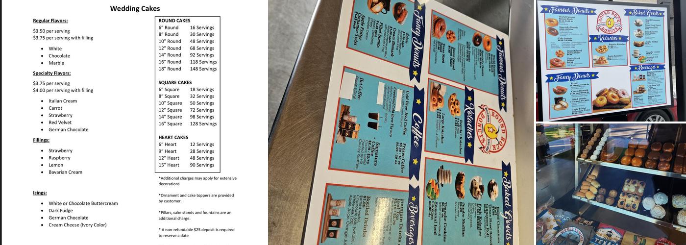 Round Rock Donuts Menu