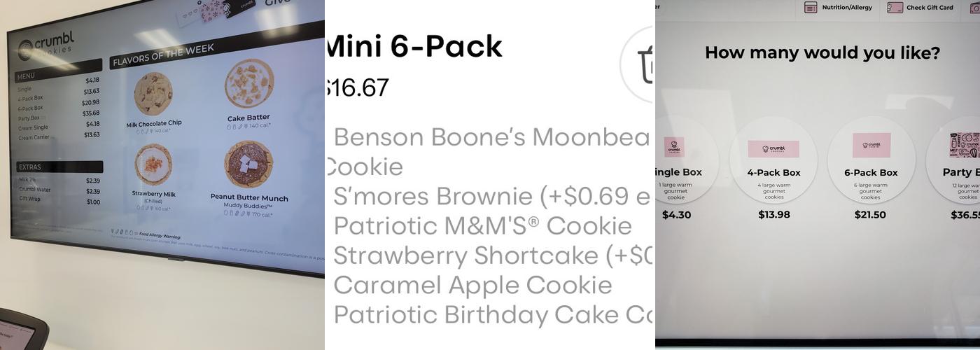 Crumbl Menu