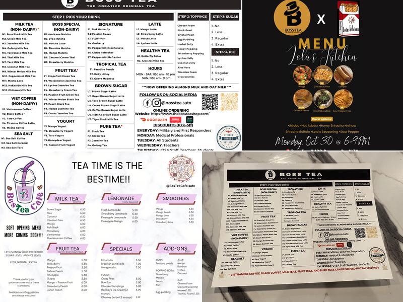 BesTea Café Menu