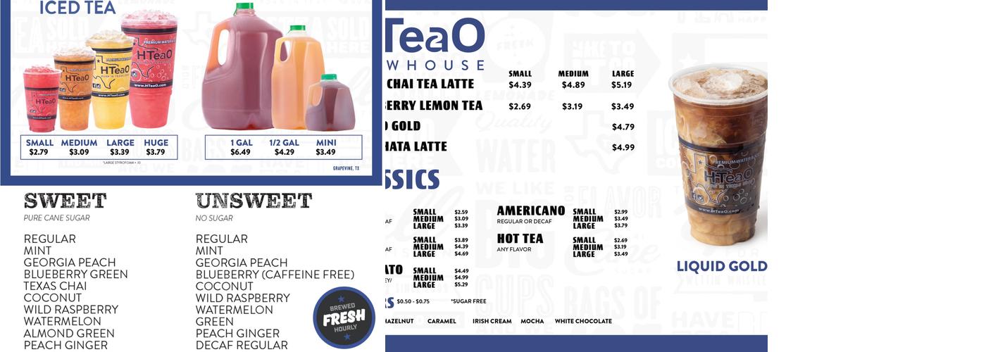 HTeaO - Grapevine (NW Hwy & Dove) Menu