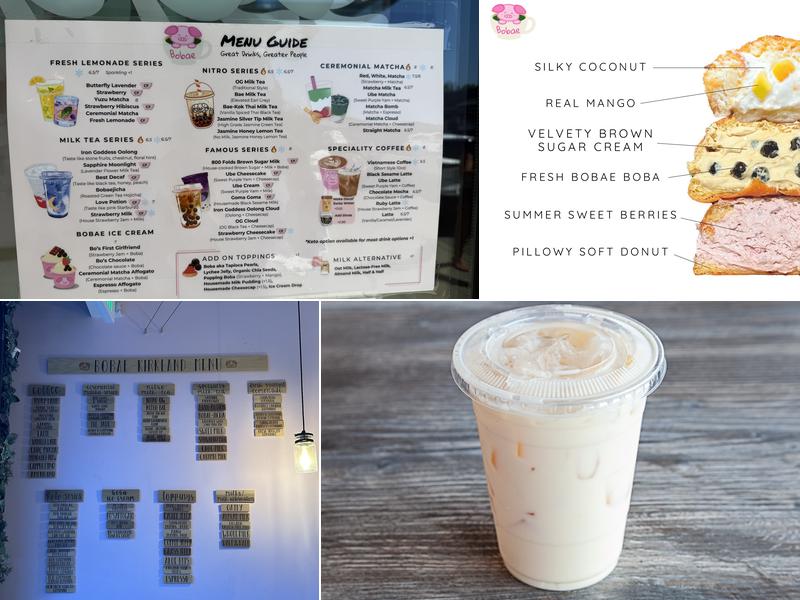 Bobae Coffee & Tea Menu