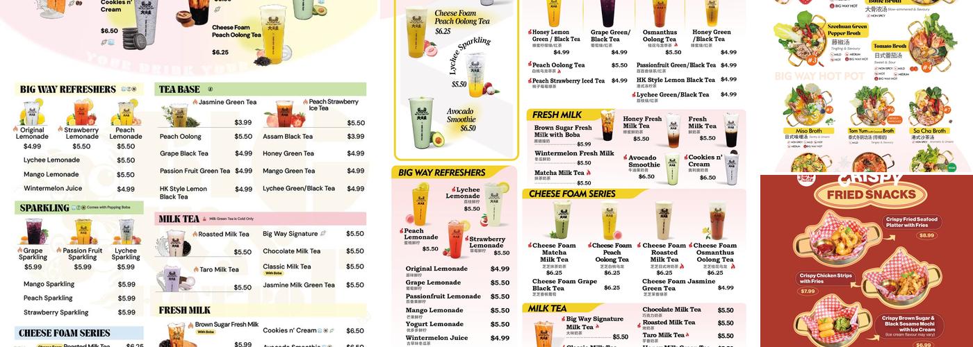 Big Way Hot Pot 大味 (Burnaby) Menu