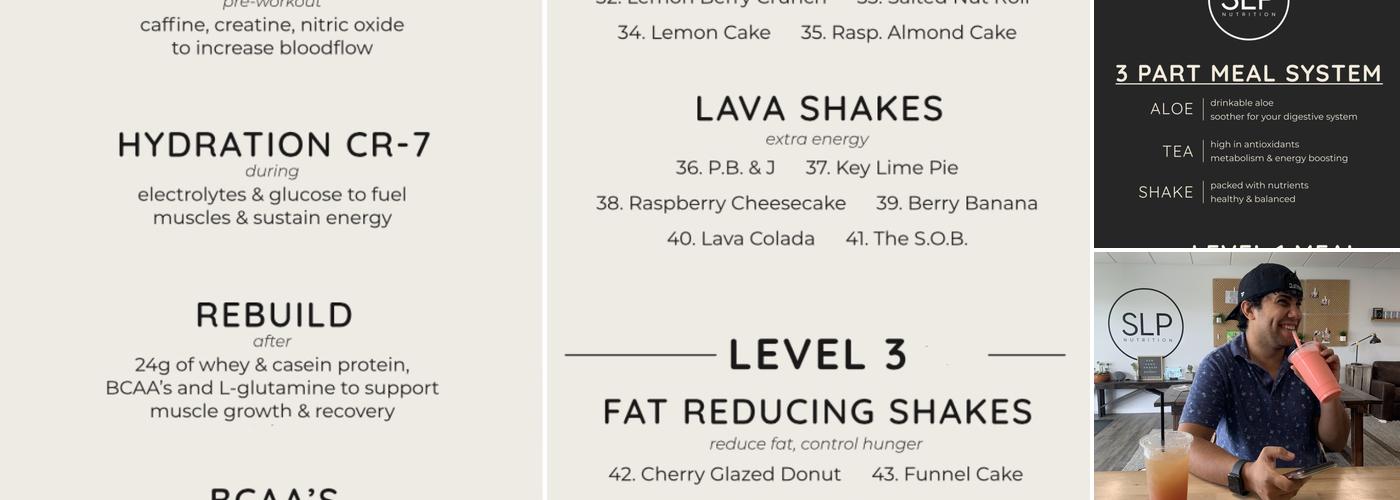 Herbalife SLP Nutrition Menu