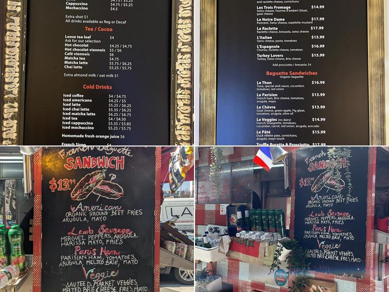 La sandwicherie Greenpoint Menu