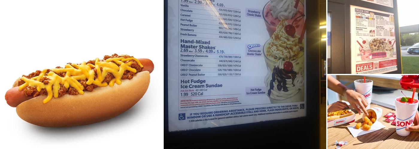 Sonic Drive-In Menu