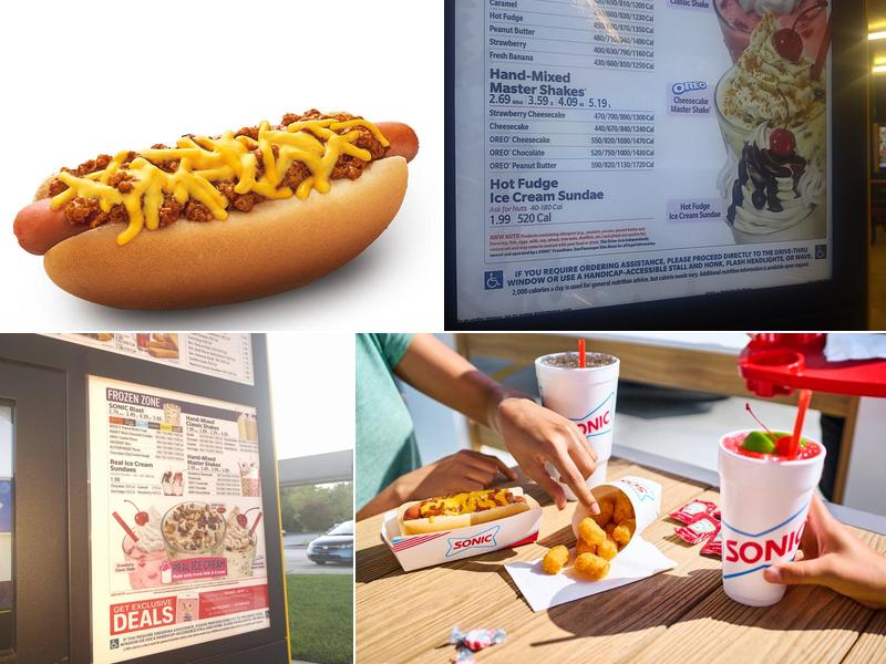 Sonic Drive-In Menu