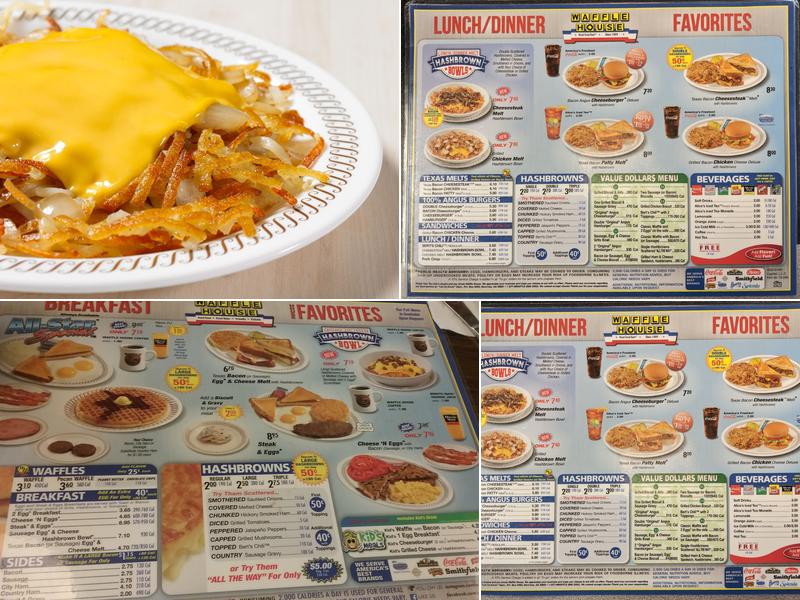 Waffle House Menu
