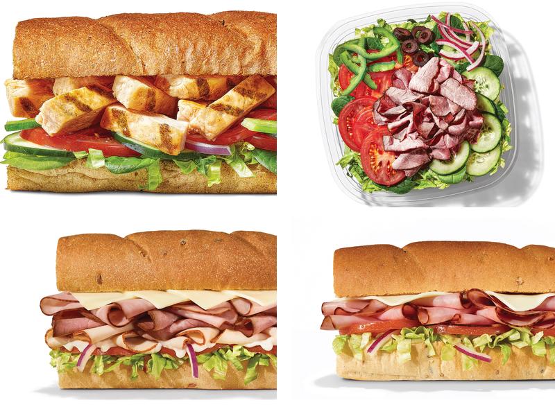 Subway Menu