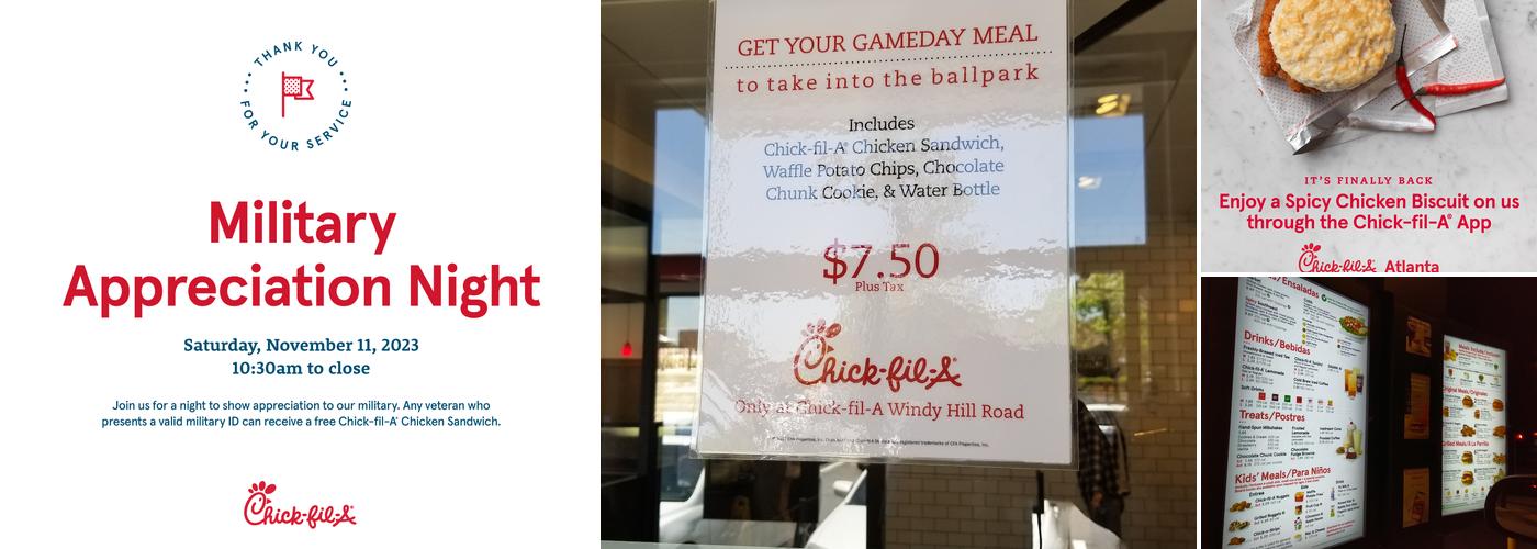 Chick-fil-A Menu
