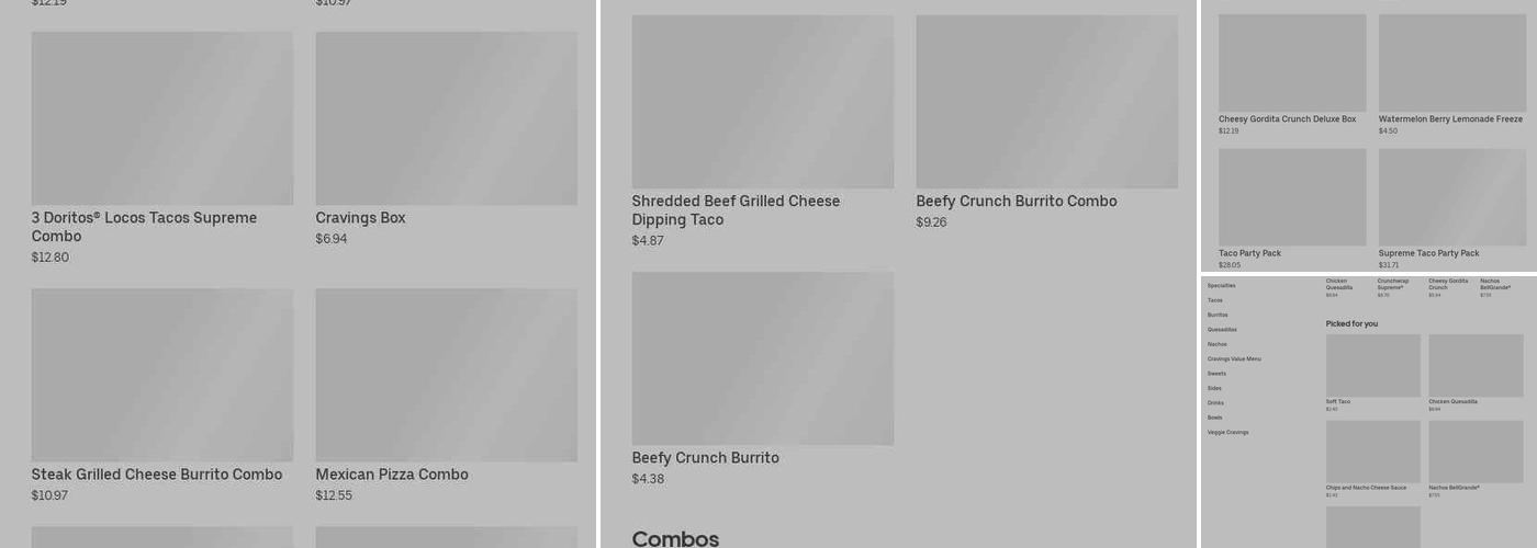 Taco Bell Menu