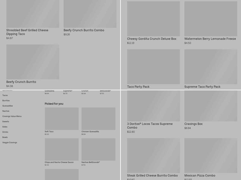 Taco Bell Menu