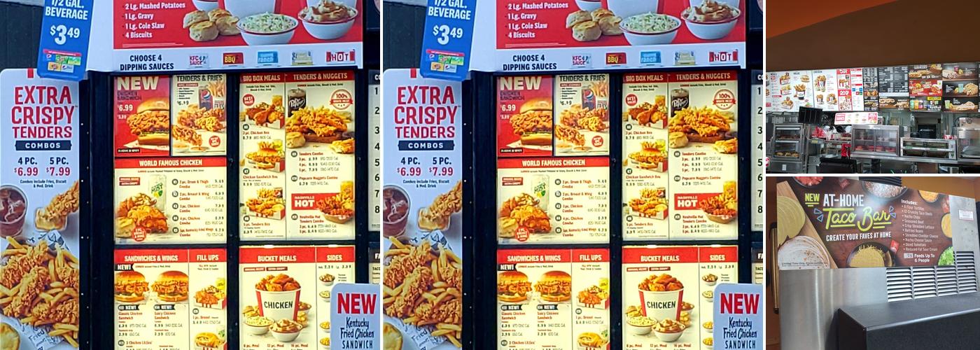Taco Bell / KFC Menu