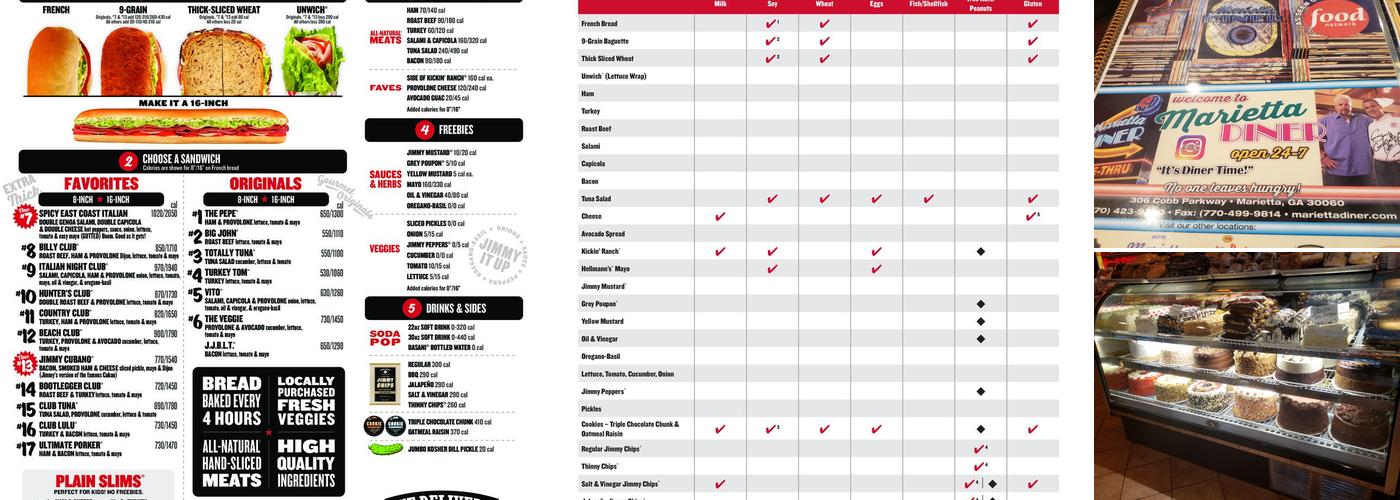 Jimmy John's Menu