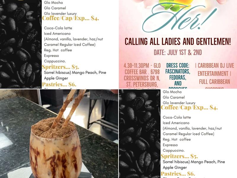 Glo coffee bar Menu