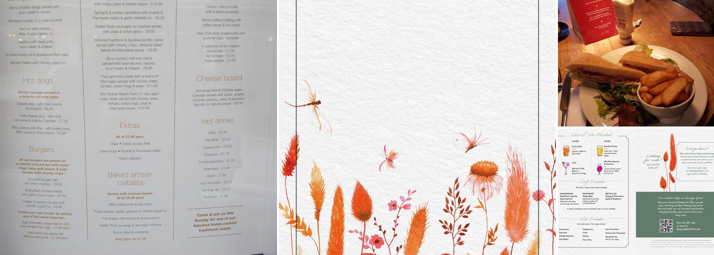 The Three Crowns Menu