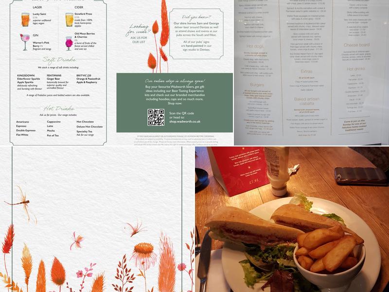 The Three Crowns Menu