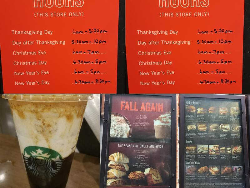 Starbucks Menu