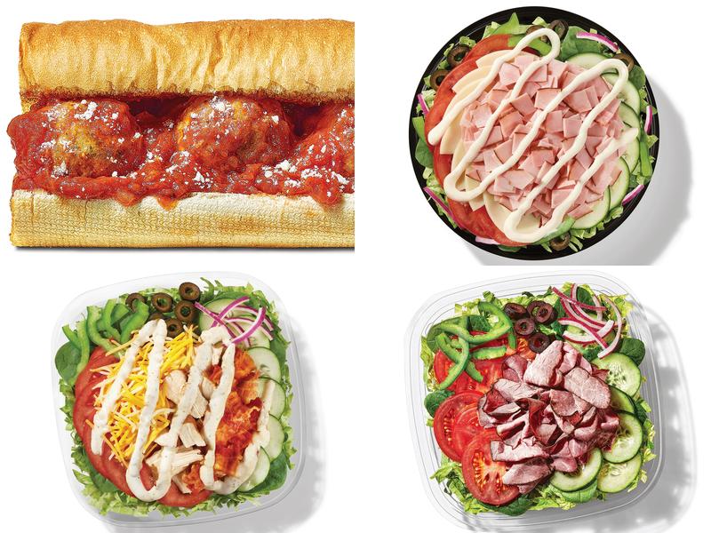 Subway Menu