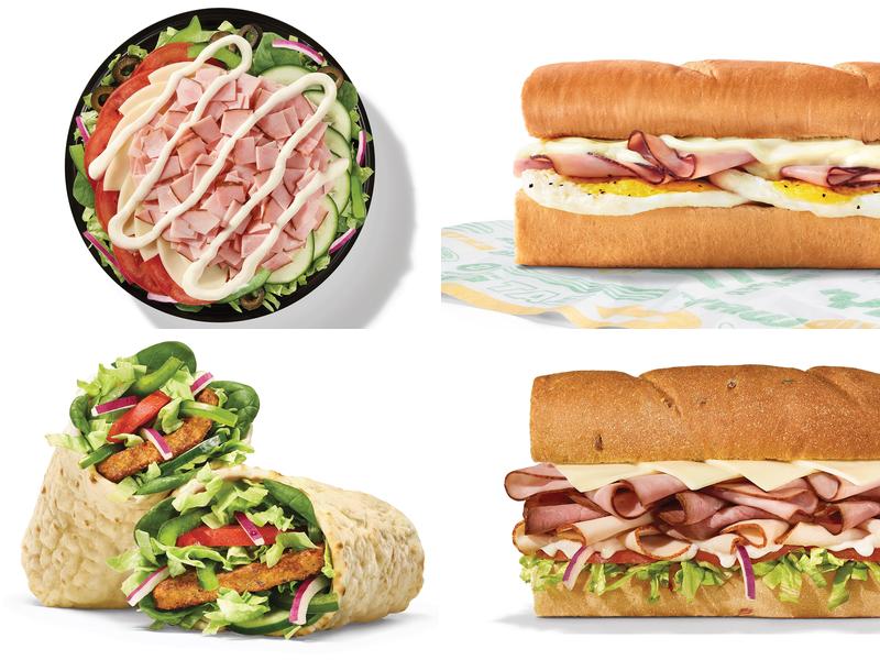 Subway Menu