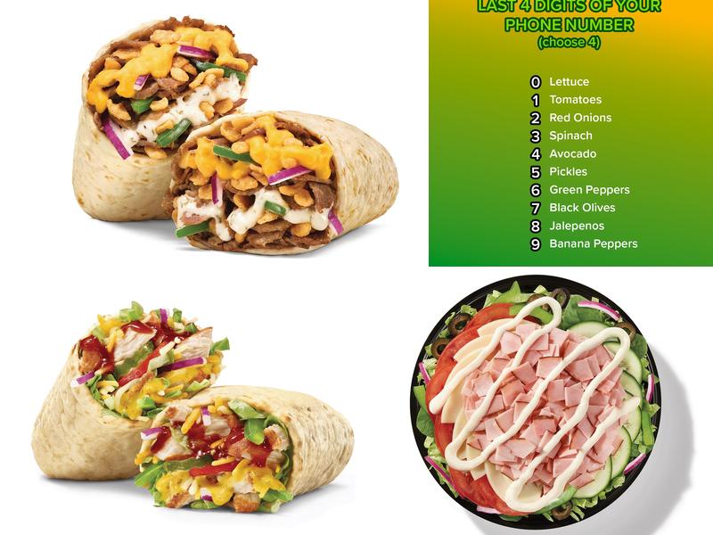 Subway Menu