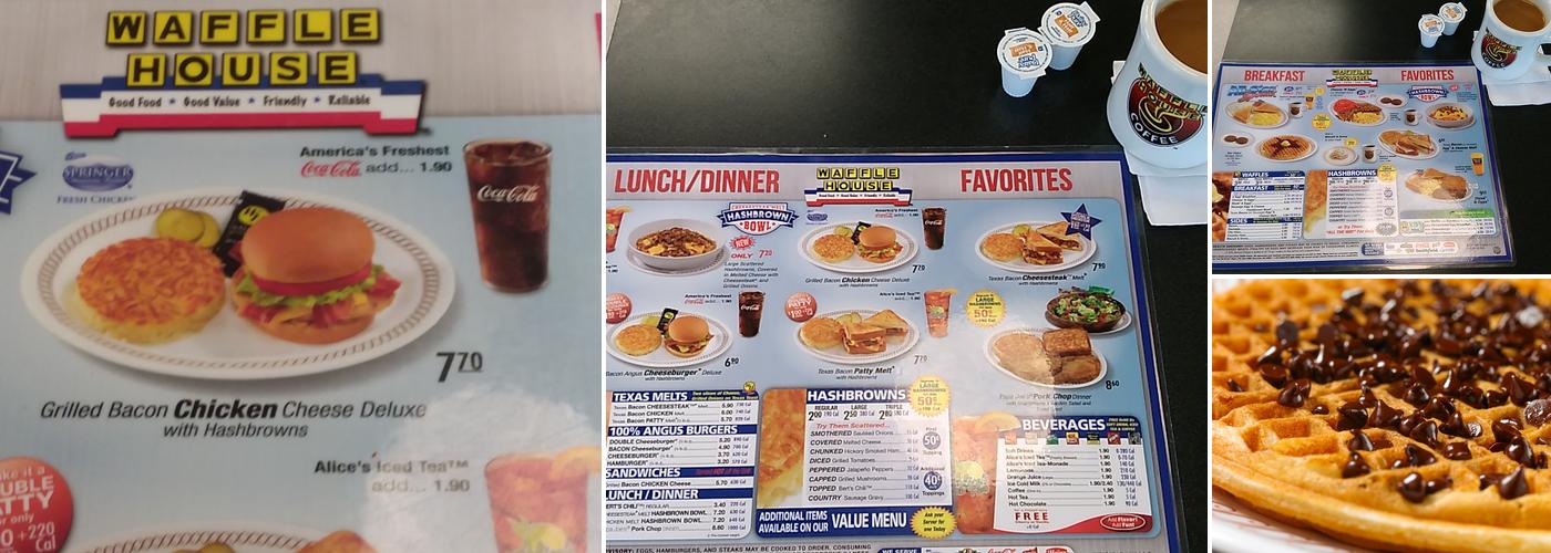 Waffle House Menu