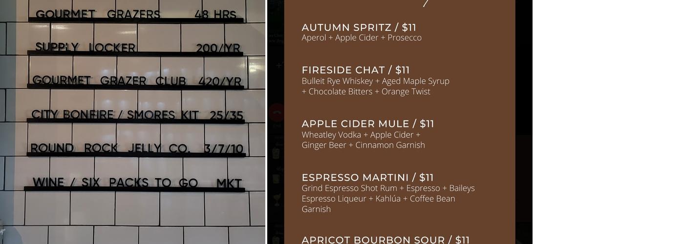 STEM Beverage & Supply Menu
