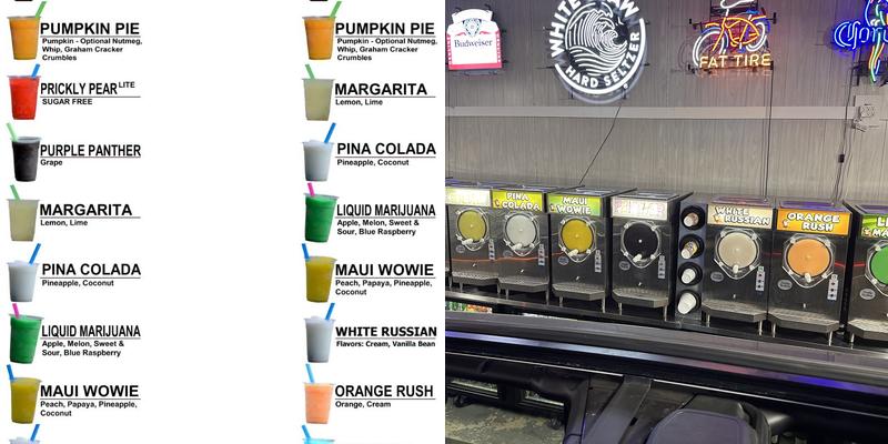 Thirsty Penguin Menu