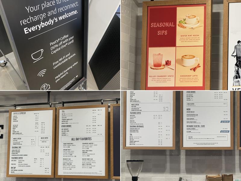 Capital One Café Menu