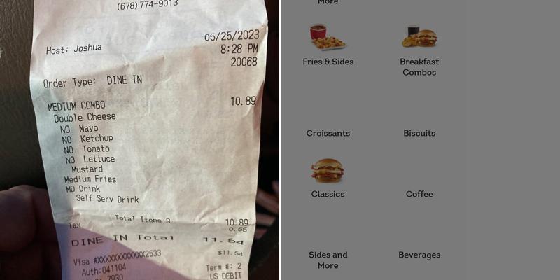 Wendy's Menu
