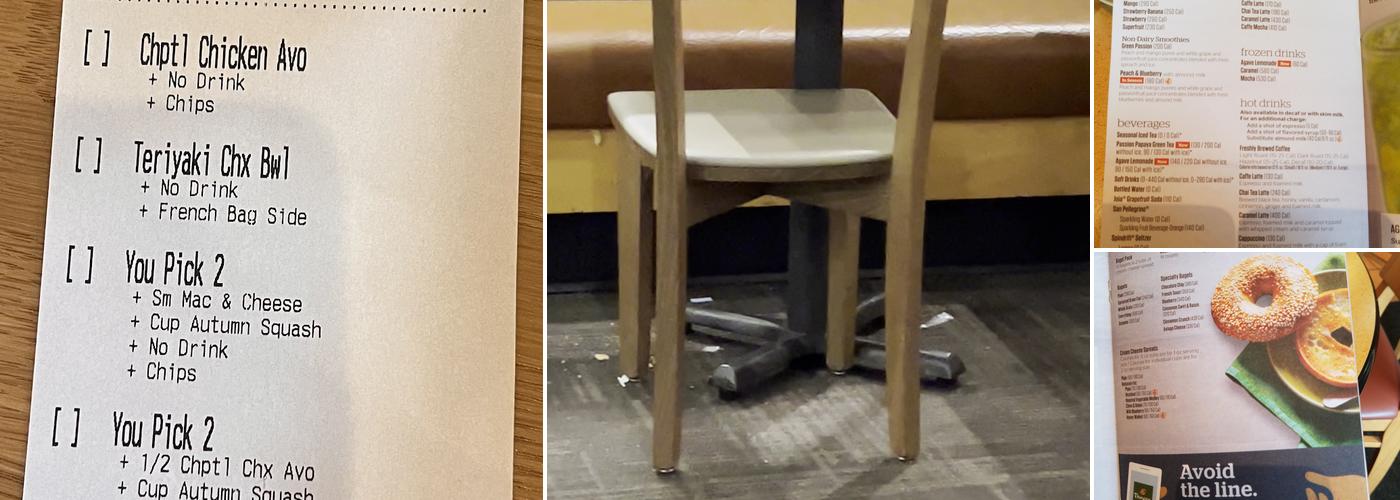 Panera Bread Menu