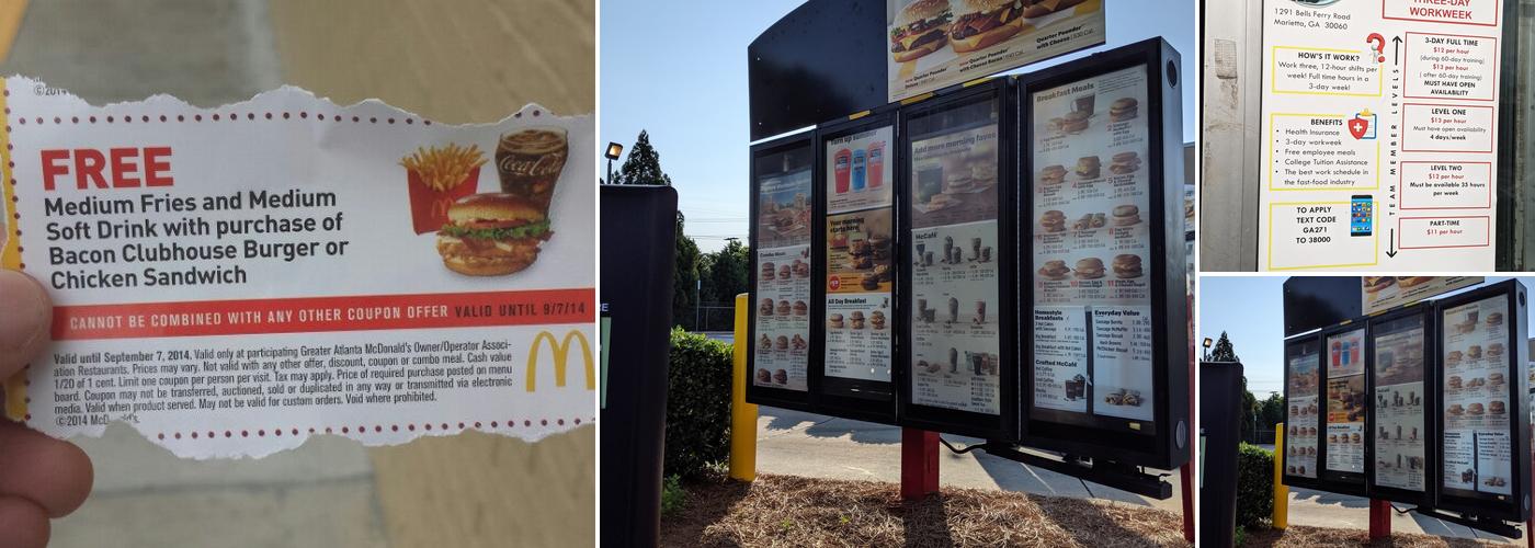 McDonald's Menu