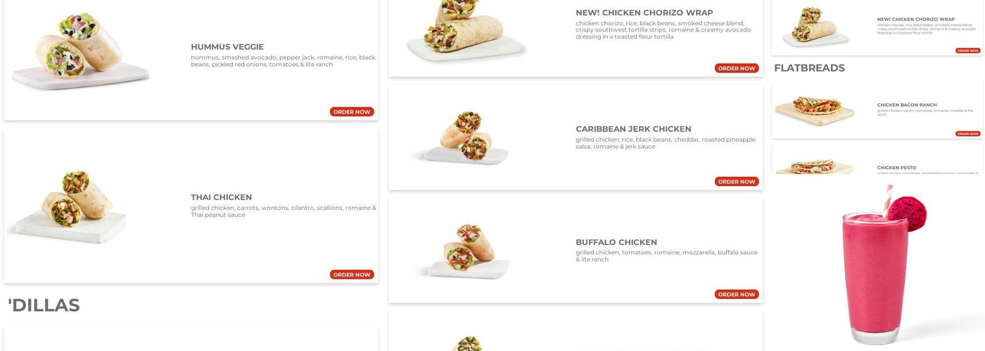 Tropical Smoothie Cafe Menu