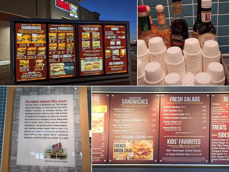 Habit Burger & Grill Menu