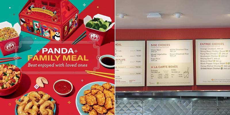 Panda Express Menu