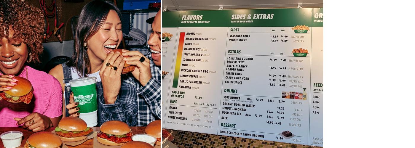Wingstop Menu