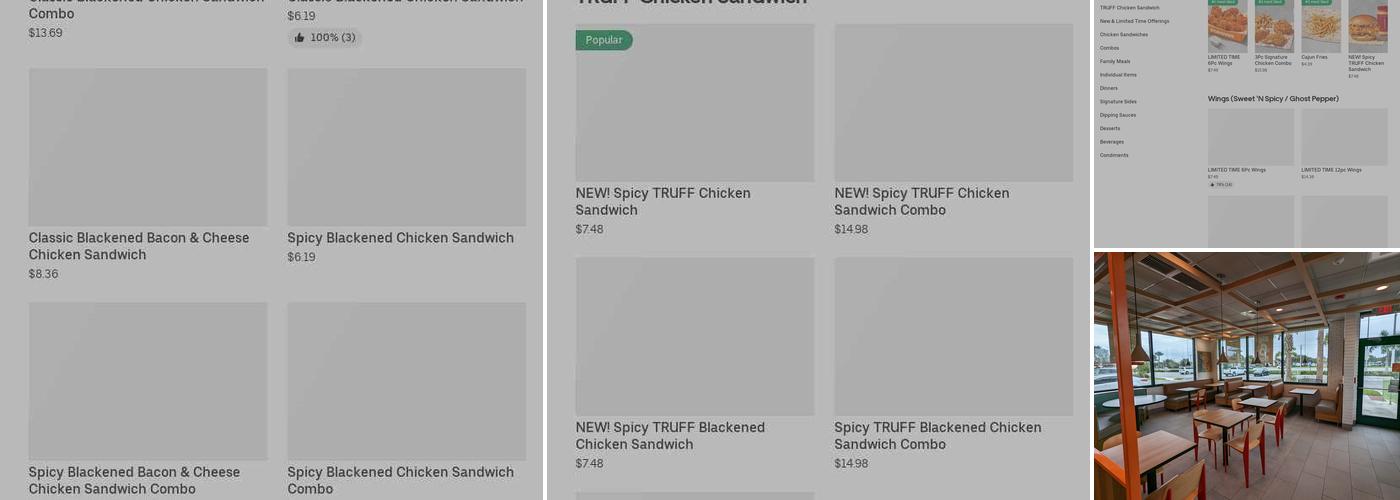 Popeyes Louisiana Kitchen Menu