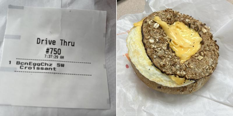 Dunkin' Menu