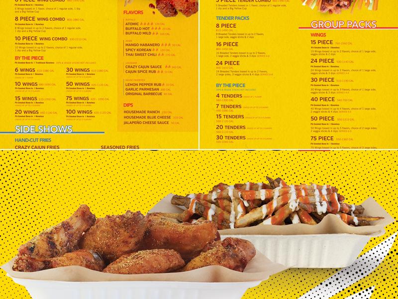 Wing Boss Menu