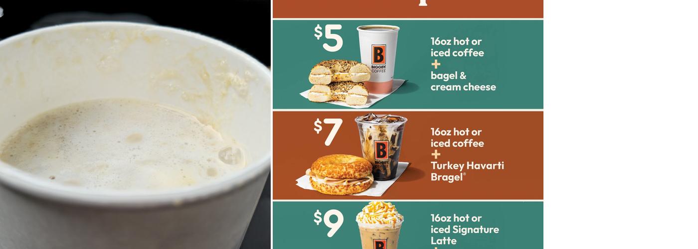 BIGGBY COFFEE Menu