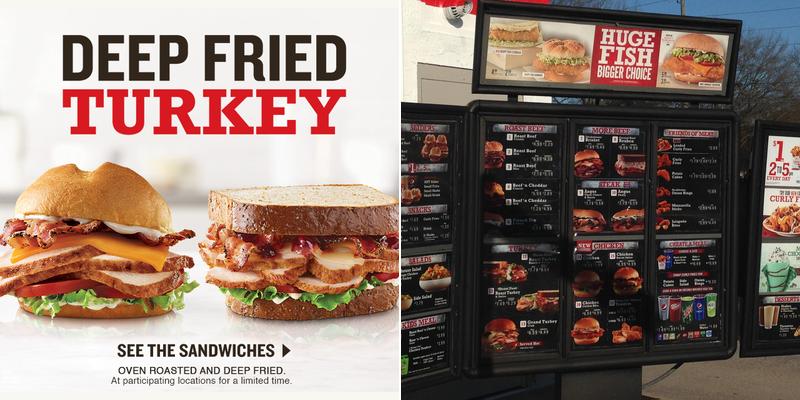 Arby's Menu